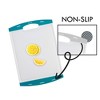 SharpChef 11.5" x 8" Reversible Durable Kitchen Cutting Board, Non-Slip Rubber Chopping, Juice Grooves, Dishwasher Safe, Easy Grip Handles, BPA-Free - 4 of 4