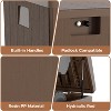 Coucheta Outdoor Storage Box, Lockable Resin Deck Box Indoor and Outdoor Use, Waterproof Patio Deck Storage Box For Package Delivery - 3 of 4