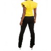 Women's Trim detailed neck suede top - voy - 2 of 3