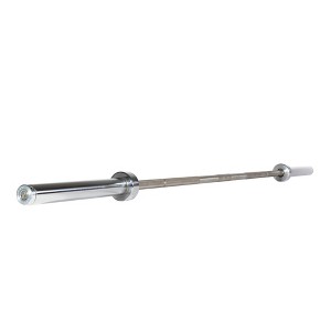 YORK Elite Olympic Stainless Steel Weight Bar 52 lbs Rust Resistant Flexible Bar for Olympic Lifts - 1 of 1