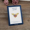 Anna-Kaci Golden Tone Bald Eagle Flag Brooch Pin with Gift Message Card & Envelope Jewelry Gifts - 3 of 4