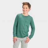 Boys' Long Sleeve Washed Solid T-Shirt - Cat & Jack™