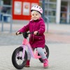 Safstar 12 Inch Toddler Balance Bike, No Pedal Training Bicycle w/ Adjustable Seat Height, Indoor Outdoor Kids Push Bike, Gift for Kids 3+ Years Old - 3 of 4