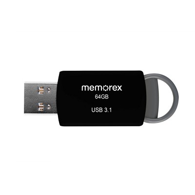 Memorex 64GB USB 3.1 – Black