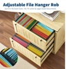 2 Drawer Farmhouse File Cabinet,30" Wood Lateral Filing Cabinet with Hanging File Folders for A4/Letter/Legal Size,Rustic Storage - 3 of 4