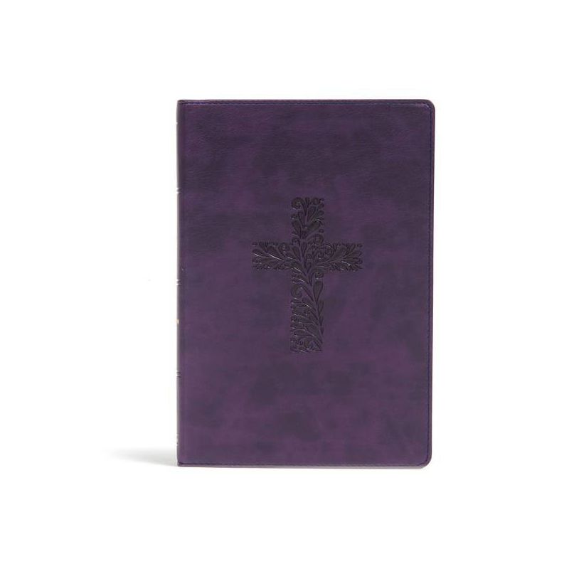 KJV Rainbow Study Bible, Purple Leathertouch - by  Holman Bible Publishers (Leather Bound), 1 of 2