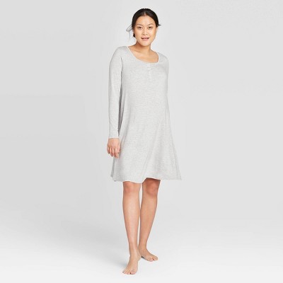 long sleeve henley dress