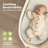KeaBabies Organic Bassinet Sheet for Baby Girls, Boys, 2-Pack Soothe Bassinet Fitted Sheets, Bedside Bassinet Mattress Sheet - 4 of 4