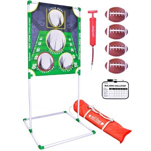 GoSports Football Kicking Tee Metal Place Kicking Stand for Field Goal Kicks - Portable Holder Compatible with All Football Sizes - 1 of 4