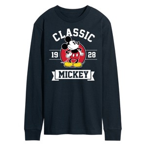 Men's - Disney - Classic Mickey Long Sleeve Graphic T-Shirt - 1 of 4