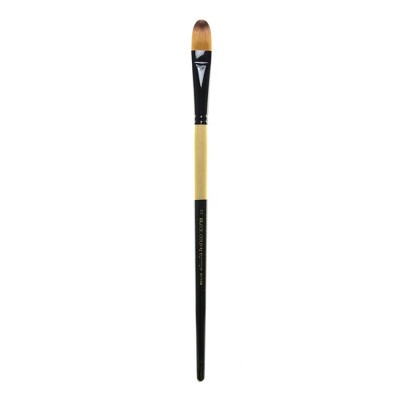 Dynasty Black Gold Series Long Handled Synthetic Filbert Brushes, Series 1526