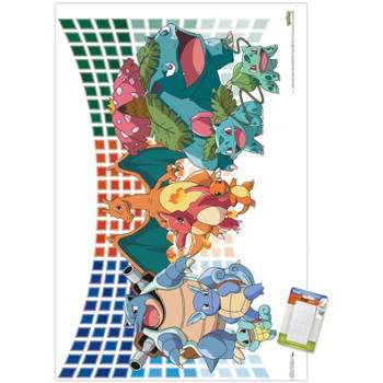 Kit Trio 3 Poster Decorativo A3 Brilhante Pokémon Iniciais - BD Net  Collections - Pôster - Magazine Luiza