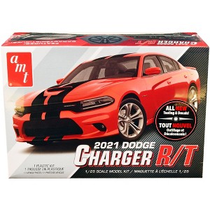 Skill 2 Model Kit 2021 Dodge Charger R/T 1/25 Scale Model by AMT - 1 of 4