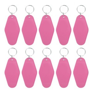 Unique Bargains Blank Vintage Motel Keychain for DIY Ornament Luggage Labels - 1 of 4
