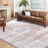 Washable Runner Rug – Low Pile, Non-Slip Vintage Carpet for Kitchen, Entryway, Hallway, Laundry Room, or Bathroom - 3 of 4