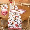 The Lakeside Collection Jacobean Sunflower Set of 4 Placemats and Runner - Set of 4 Placemats - 3 of 3
