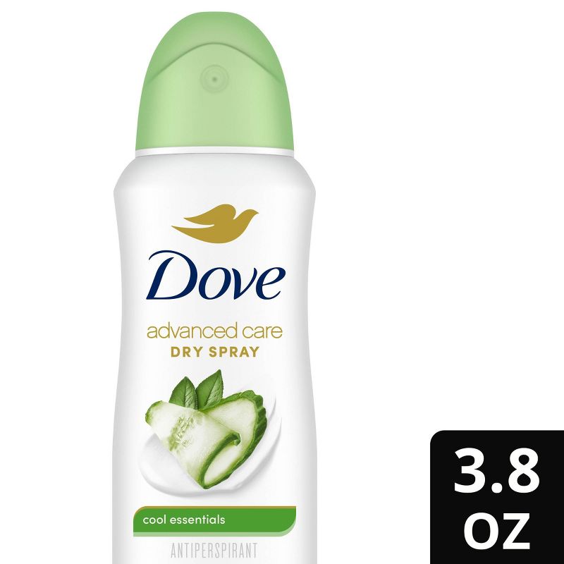 Dove Beauty Advanced Care Cool Essentials 48-Hour Women&#39;s Antiperspirant &#38; Deodorant Dry Spray, 1 of 14