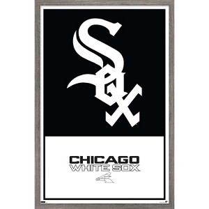 Trends International MLB Chicago White Sox - Logo 22 Framed Wall Poster Prints - 1 of 4