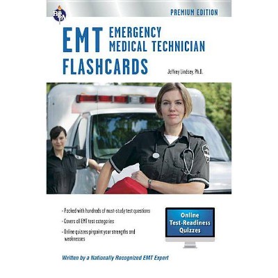  EMT Flashcard Book + Online - (EMT Test Preparation) 3rd Edition by  Jeffrey Lindsey (Paperback) 