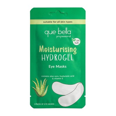 Que Bella Moisturizing Hydrogel Eye Masks - 3 Pairs : Target