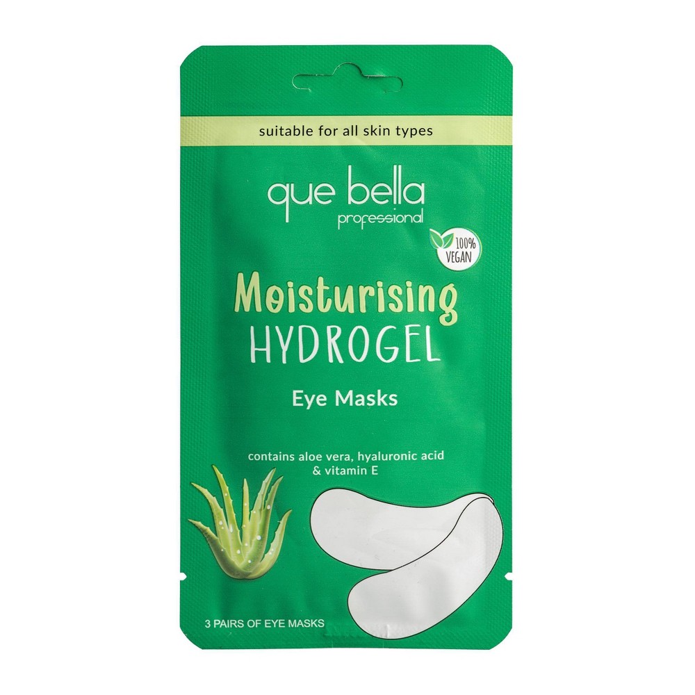 Que Bella Professional Moisturizing Hydrogel Eye Masks - pack of 18 