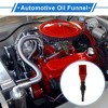 Unique Bargains Universal Automotive Oil Funnel for Engine Oil Diesel Kerosene Gasoline Plastic 11.02"x1.73" - 2 of 4