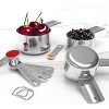 Attop Stainless Steel Measuring Cups & Spoons Set, Cups and Spoons,Kitchen Gadgets for Cooking & Baking (10) - 3 of 4