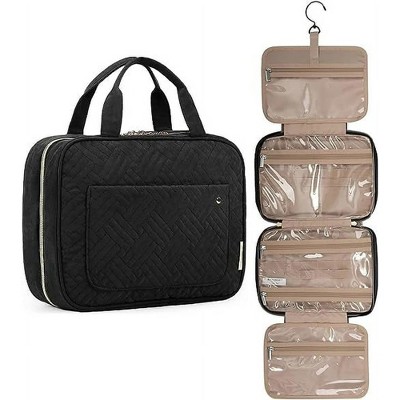 Large Size Toiletry Bag Travel Bag with Hanging Hook, Water-resistant Makeup Cosmetic Bag Travel Toiletries Organizer for Women Men