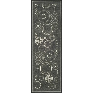 Courtyard CY1906 UV & Stain Resistant Non-Shedding Power Loomed Indoor/Outdoor Rugs - Safavieh - 1 of 4