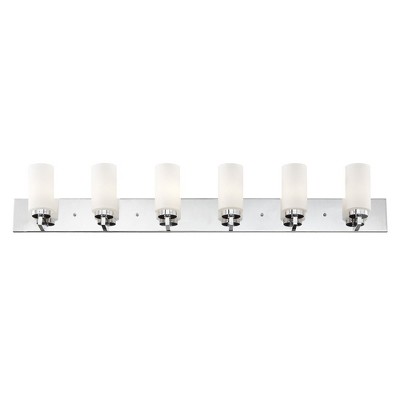 Livex Lighting West Lake 6 - Light Vanity in  Polished Chrome