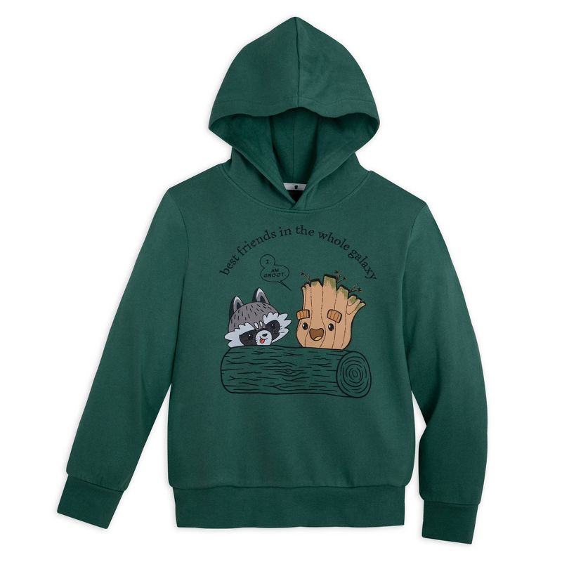 Boys' Youth Marvel Guardians of the Galaxy Groot Pullover Sweatshirt - Green - Disney Store, 1 of 7