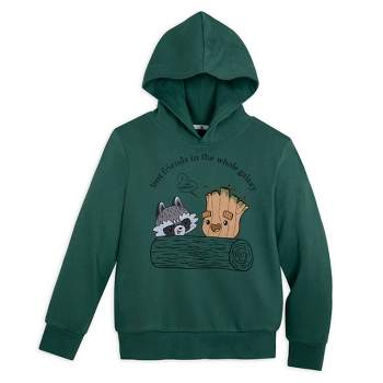 Boys' Youth Marvel Guardians of the Galaxy Groot Pullover Sweatshirt - Green - Disney Store