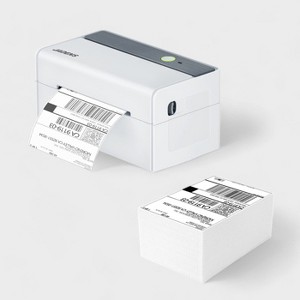 JADENS 468BT Thermal Label Printer – Bluetooth & USB Connectivity, High-Speed, Ink-Free, BPA-Free, Prints 4x6 Shipping Labels - 1 of 4