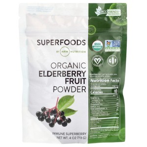 MRM Nutrition Organic Elderberry Fruit Powder, 4 oz (113 g) - 1 of 2