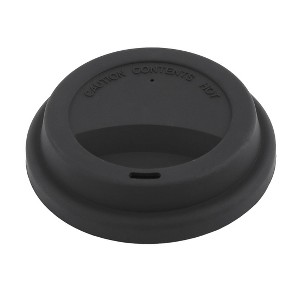 Unique Bargains Silicone Flexible Dust Resistant Reusable Sealed Cup Cover 3.7" x 0.8" 1 Pc - 1 of 3
