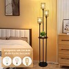GDFStudio Bach Metal Floor Lamp with 3-Shade and Shelf - 4 of 4