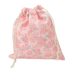 Unique Bargains Flower Rabbit Drawstring Makeup Bag Pink 1 Pc - 1 of 4