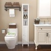 MaseiKar 66.92" Tall Slim Bathroom Storage Cabinet – Adjustable Shelves, Anti-Tip Design, Versatile for Kitchen & Living Room - 2 of 4
