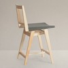 KLAREL Elye Caned Back Counter Stool - 4 of 4