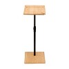 NicBex Adjustable Height Bamboo Tray Table Oval/Rectangle Couch Side Table with Slots - for Living Room, Apartment - 3 of 4