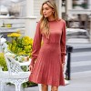 Women's Elegant Ribbed Knit Sweater Dress - Cupshe - 2 of 4