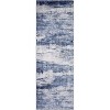 Abstract Area Rug, Machine Washable Runner Rug with Non Slip Backing Foldable Low Pile Carpet Runner Ultra Soft Distressed Farmhouse Throw Rug - 4 of 4