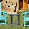 WestinTrends Malibu Kids Outdoor Patio Furniture HDPE Adirondack Square Side Table - 2 of 4