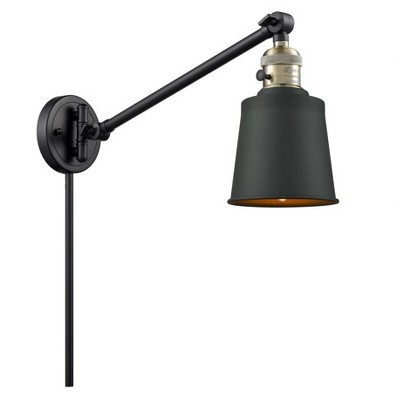 Innovations Lighting Addison 1 - Light Sconce in  Black Antique Brass