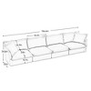 NicBex Couches for Living Room Single Deep Seat Sofa Couch Fabric Slip-covered Armchair with 1 Big Back Cushion and 2 Big Toss Pillows - 4 of 4