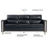 79.5" 3-Seater Sofa, Modern Upholstered Sofa With Side Pocket Solid Wood Frame For Living Room - 2 of 4