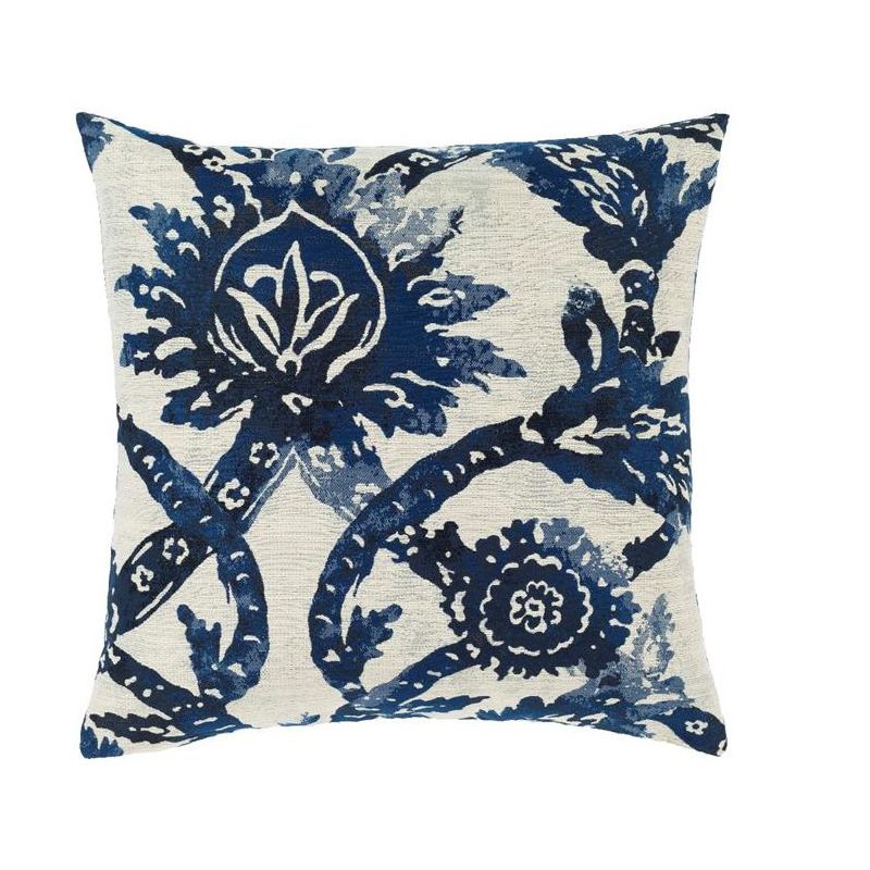 Mark & Day Duur Traditional Bright Blue Throw Pillow, 1 of 4