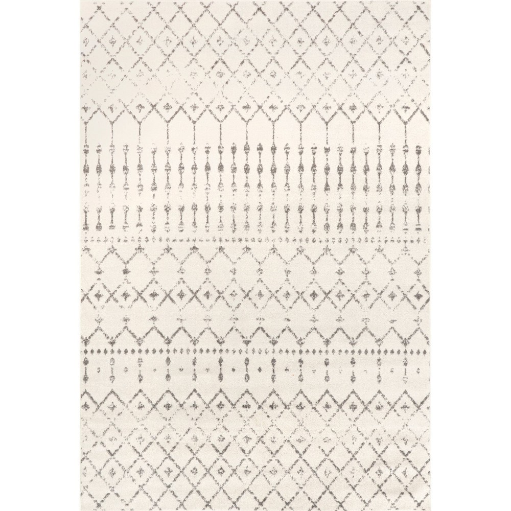 2'x3' Moroccan Blythe Area Rug Gray - nuLOOM