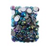 John Bead 200-Piece 20mm Royal Blue AB Acrylic Round Flat Back Rhinestones - 2 of 4