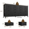 63" W White Dresser TV Stand for 65 70 75 Inch TV, 14 Drawer for Bedroom - 2 of 4